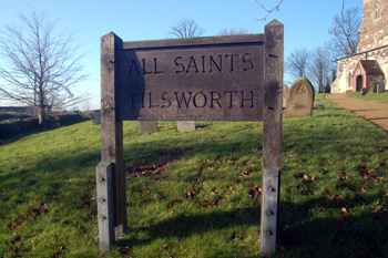 All Saints name board December 2008